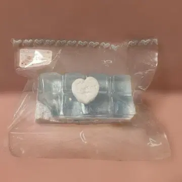 스퀴즈 하트 스카이블루 반짝이 초코 밀크 캔디 진흙 느낌