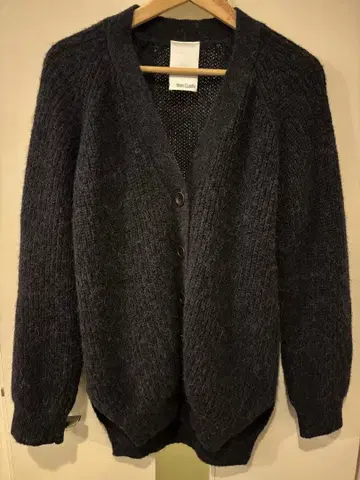 Whim Gazette 알파카 니트 가디건 블랙 계열