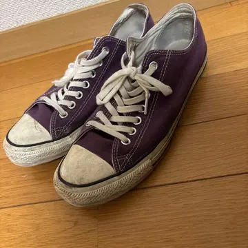 보라색 All star 로우컷 스니커즈 converse