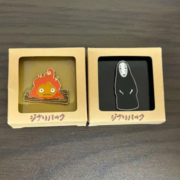 지브리 파크 핀 배지 카루시파 가오나시