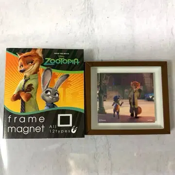주토피아 프레임 마그넷 닉&주디