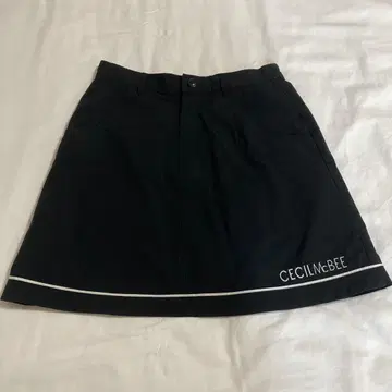 CECIL McBEE green 세실 맥비 골프 스커트 블랙