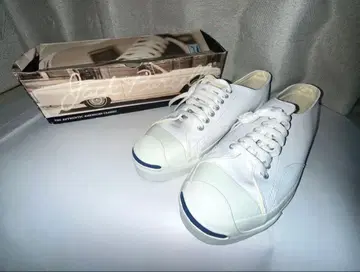 USA제 converse JACK PERCELL 가죽 화이트 25.5
