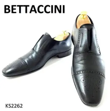 베타치니 스트레이트 세미 브로그 메달리온 EU40 가죽 천연 가죽