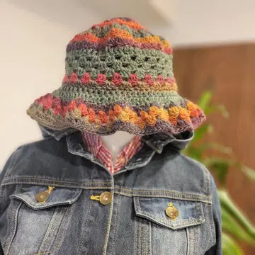 모티브 뜨기 니트 모자 | 햇 손뜨개질