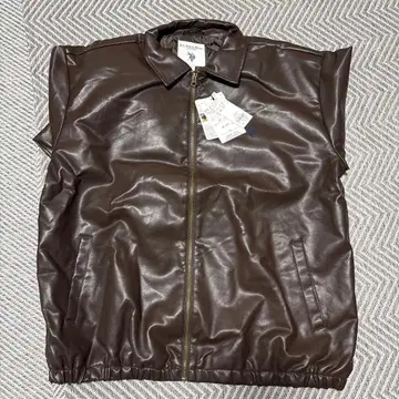 WEGO 가죽 재킷 U.S.POLO 브라운