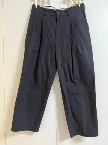 STILL BY HAND / 2턱 코튼 팬츠