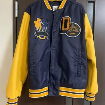 ZARA 패치 칼리지 재킷 M