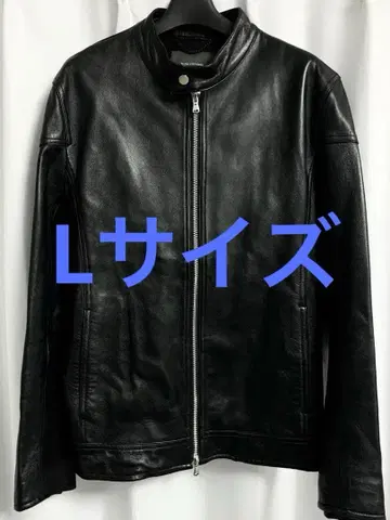 L 사이즈 NANO UNIVERSE 양가죽 램 가죽 명작 싱글 라이더