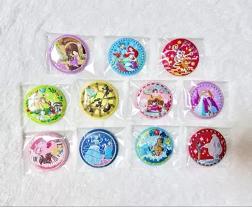 Disney Characters 자수 캔뱃지 비스킷 2