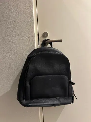 [정가 25만] Giorgio Armani 가죽 네이비 백팩