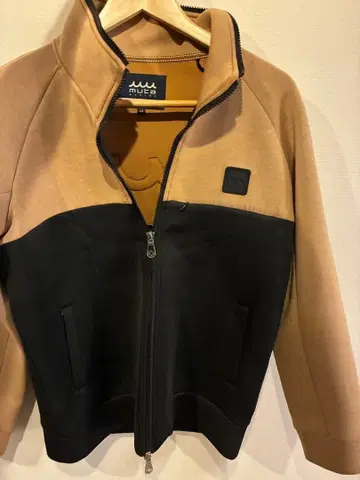 muta MARINE M 사이즈 점퍼 베이지/블랙
