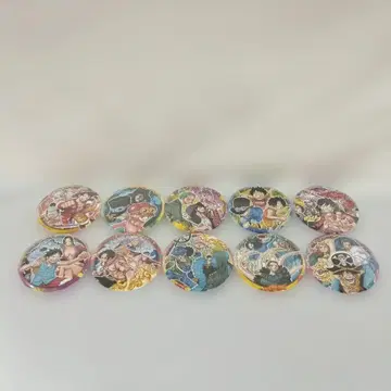 원피스 컬렉션 캔뱃지 BIG 최강 트리오 Ver. 전 10종 세트