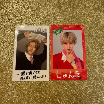 M!LK SMILE POP 폴라로이드 트레이딩 카드 소노 슌타