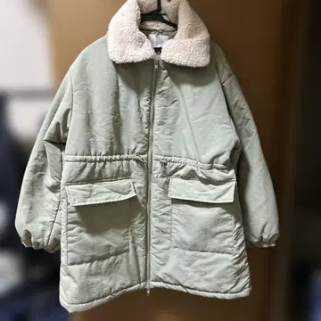 새상품 SM2 ehka sopo 민트 그린 다운 자켓