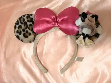 미니 레오파드 무늬 머리띠