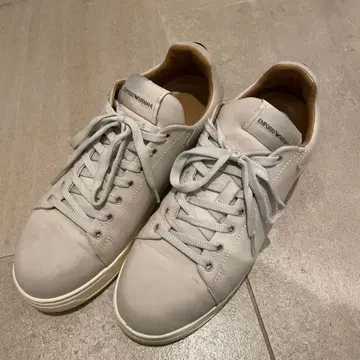 EMPORIO ARMANI 그레이 스니커즈