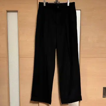 UNITED TOKYO 와이드 슬랙스 블랙 2개 세트