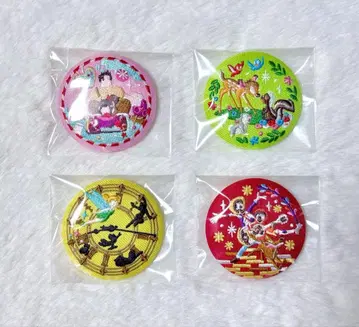 Disney Characters 자수 캔뱃지 비스킷 2