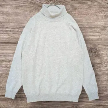 [ 새상품급 ] 빅 사이즈 퓨어 캐시미어 100% 터틀넥 스웨터 니트