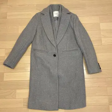 CLANE 그레이 체스터 코트