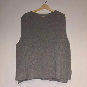 카구레 그레이 니트 베스트 프리 사이즈