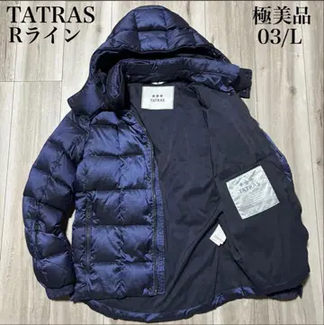 TATRAS R 라인 네이비 다운 자켓 03/L