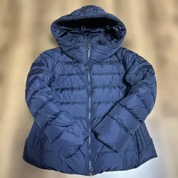 타트라스 후드 부착 다운 자켓 네이비