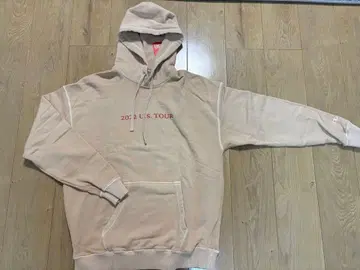 2022 U.S. TOUR 베이지 후드티