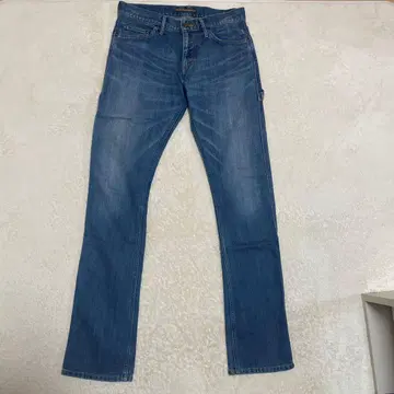 스튜디오 오리베 스트레이트 데님 팬츠 라이트 블루