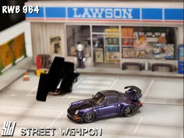 1/64 street weapon 포르쉐 rwb 964 퍼플