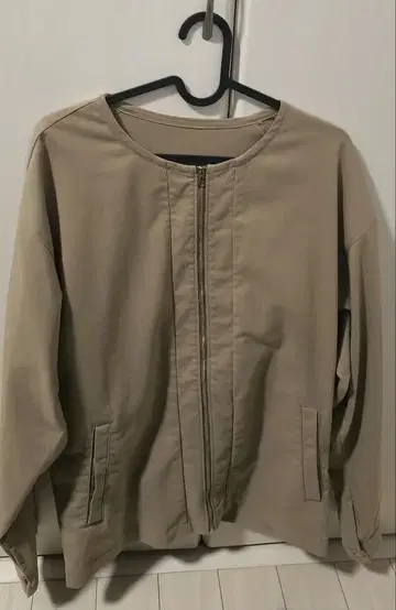 RAGEBLUE 베이지 집업 긴팔 자켓