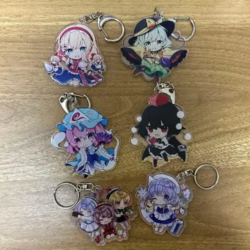 동방 아크릴 키링 6개 세트