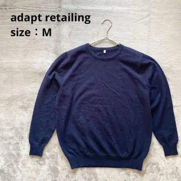 adapt retailing 크루넥 니트 [ M ] 긴팔 스웨터 1410