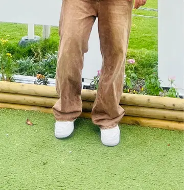 브라운 배기진 데미지 가공