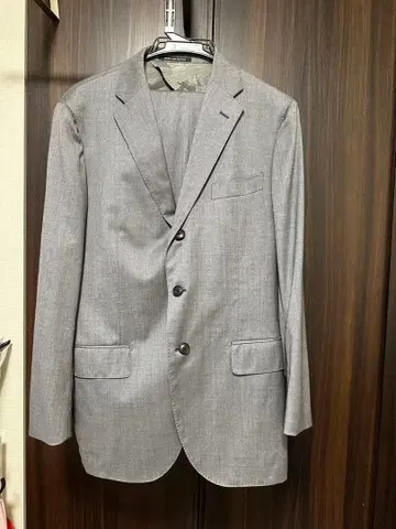 유나이티드 애로우즈 그린 라벨 릴랙싱 수트 상하의 세트 그레이