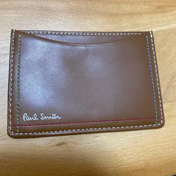 Paul Smith 브라운 가죽 패스 케이스 폴스미스