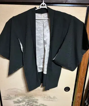 블랙 겉옷 사이즈 3 실크 100%
