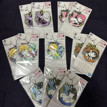 제일복권 죠죠 GOLDEN WIND K상 러버 참 12개