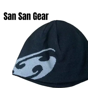 San San Gear 블랙 니트 모자