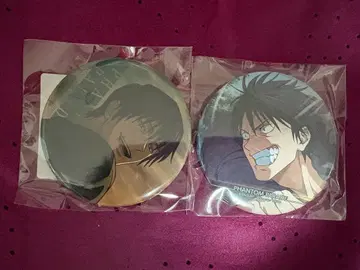 주술회전 팬파레 복권 회옥옥절 캔뱃지 후시구로 토우지 2종