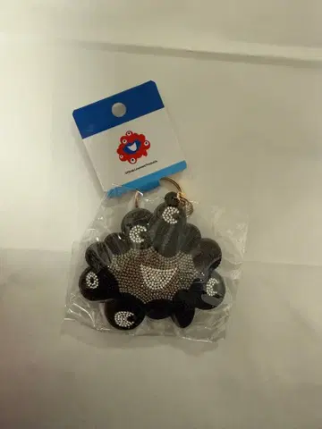 만박 블랙 미야쿠 미야쿠 미야쿠 큐빅 마스코트 키링