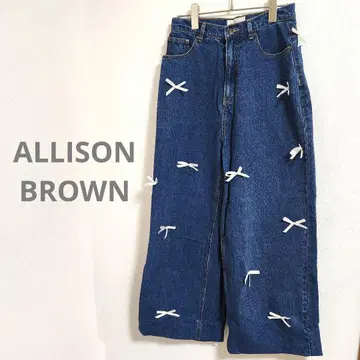 ALLISON BROWN Petit Ribbon Loose Jeans