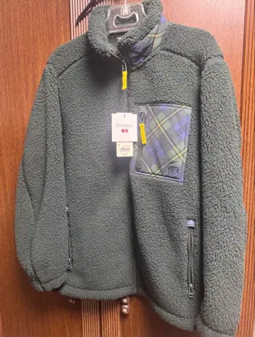 유니클로 JWANDERSON 플리스 자켓 S 다크 그린