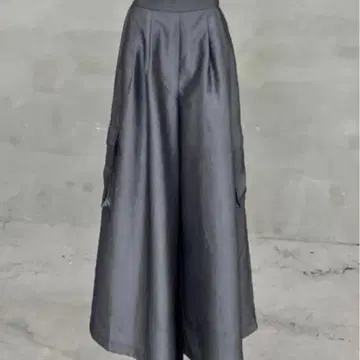 lig. 와이드 카고 팬츠 그레이