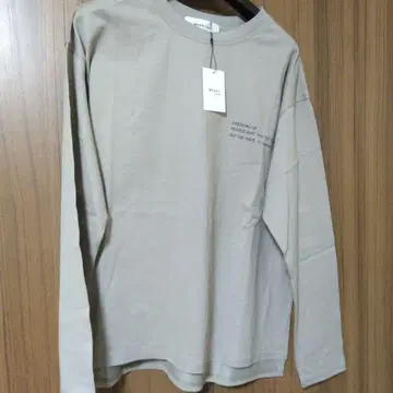 야마다야 베이지 긴팔 T셔츠 미사용 새상품