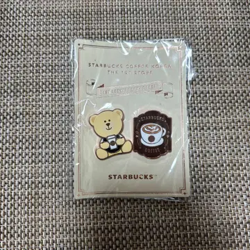 STARBUCKS 한국 한정판 핀 배지