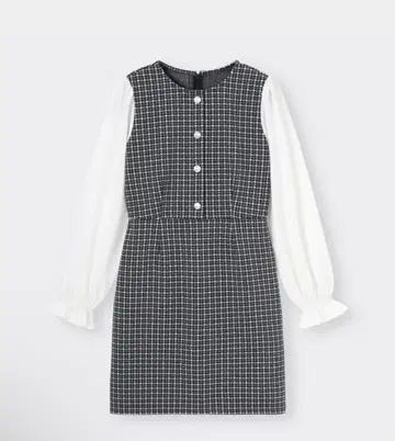 GU 슬리브 콤비네이션 원피스