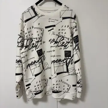 INHERIT 그래픽 긴팔 티셔츠