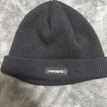mahargrid 니트 모자 블랙